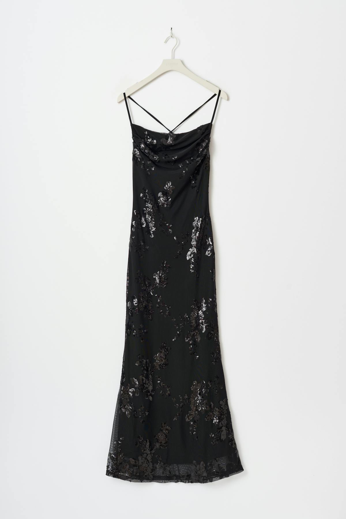 Cowl neck dress