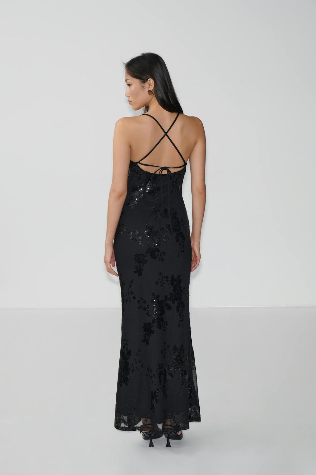 Cowl neck dress