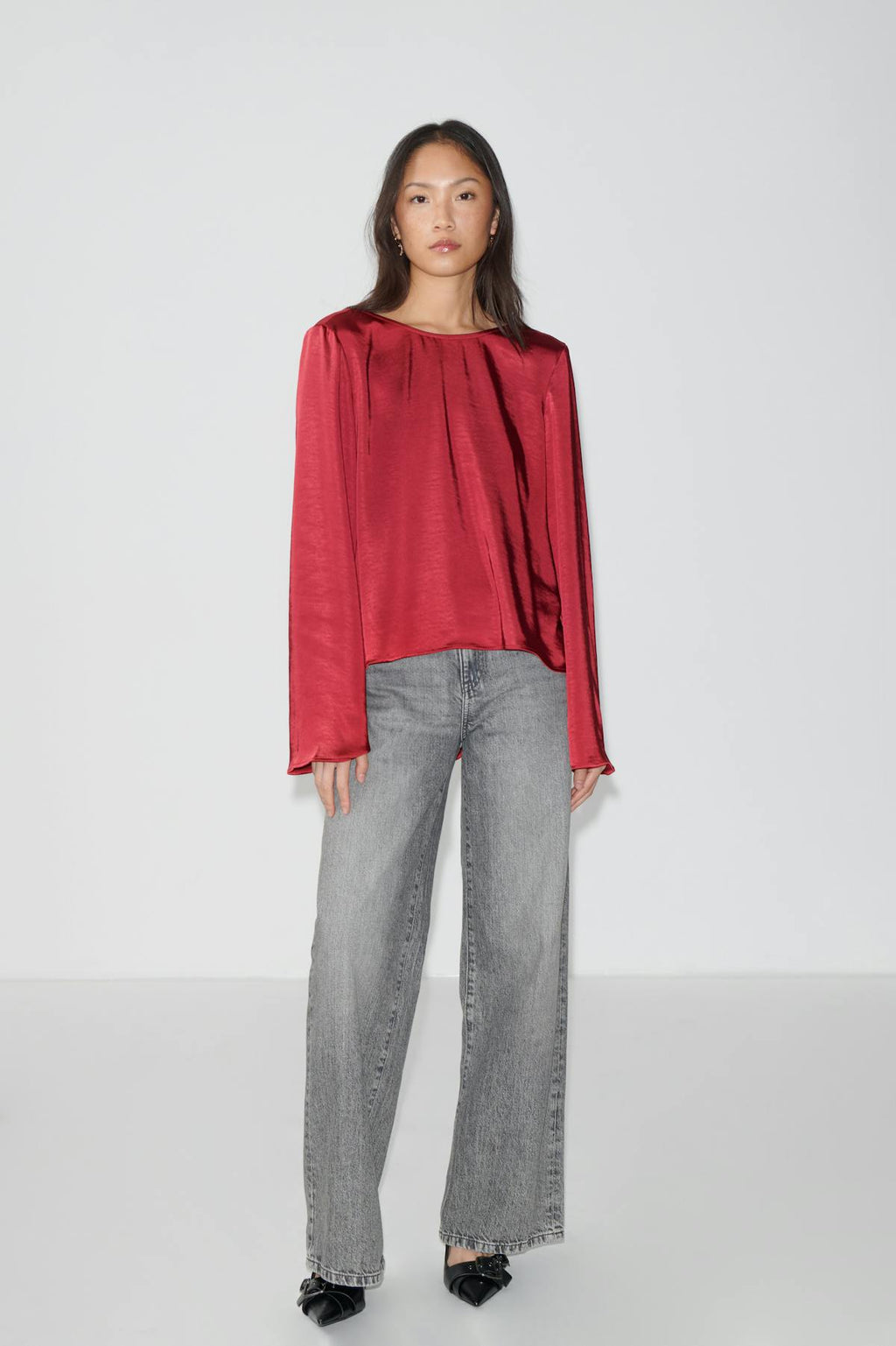 Satin blouse