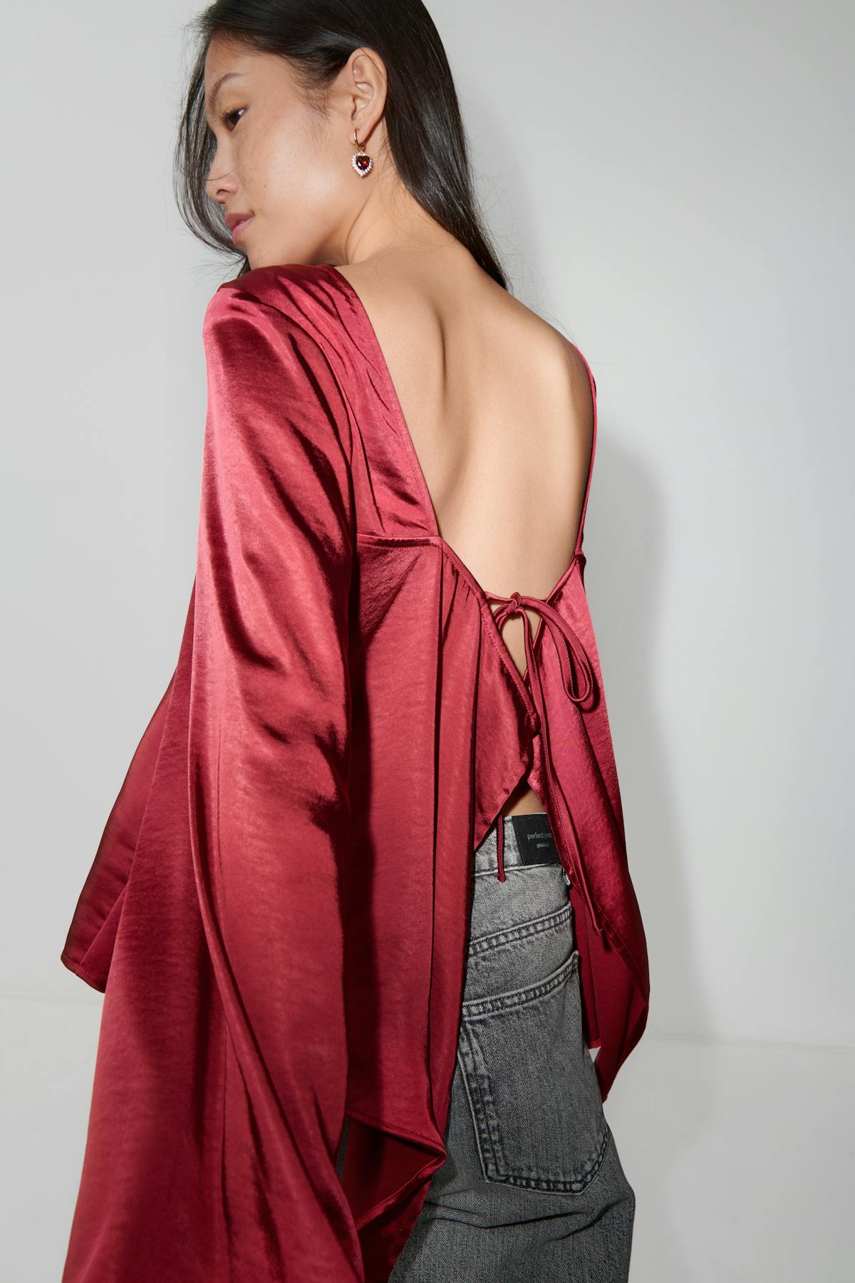 Satin blouse