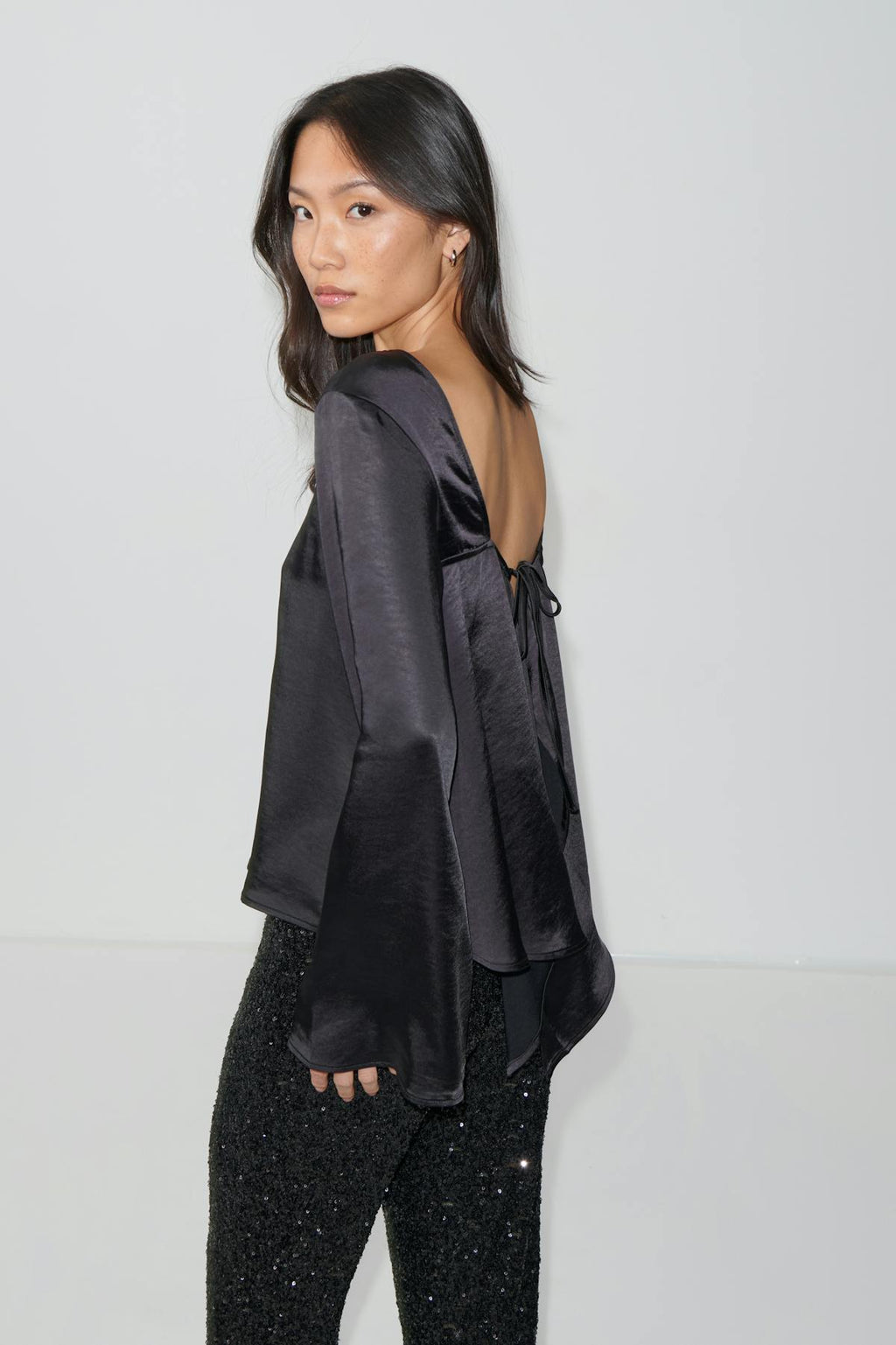 Satin blouse
