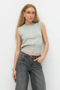 Knitted vest