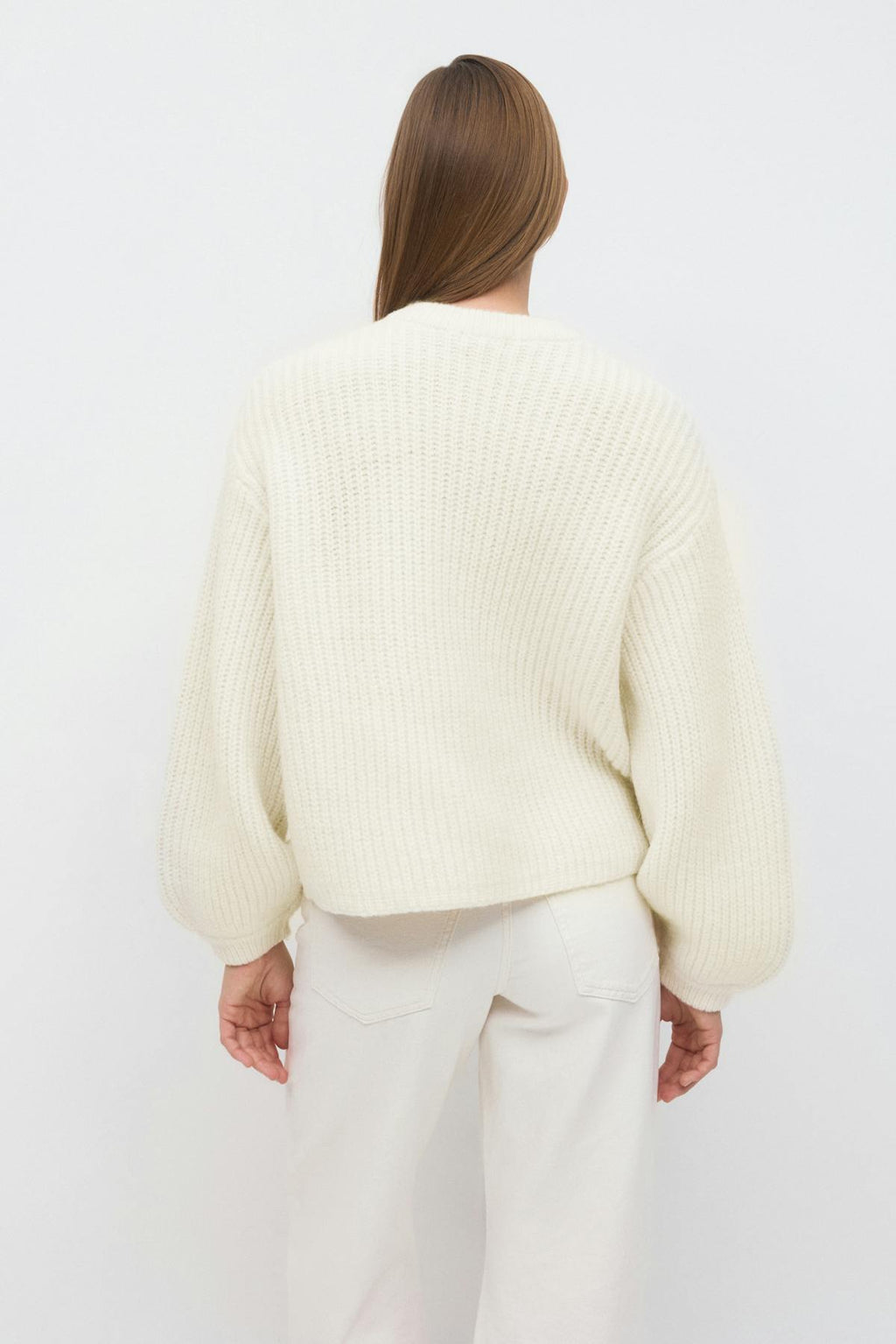 Chunky knitted cardigan