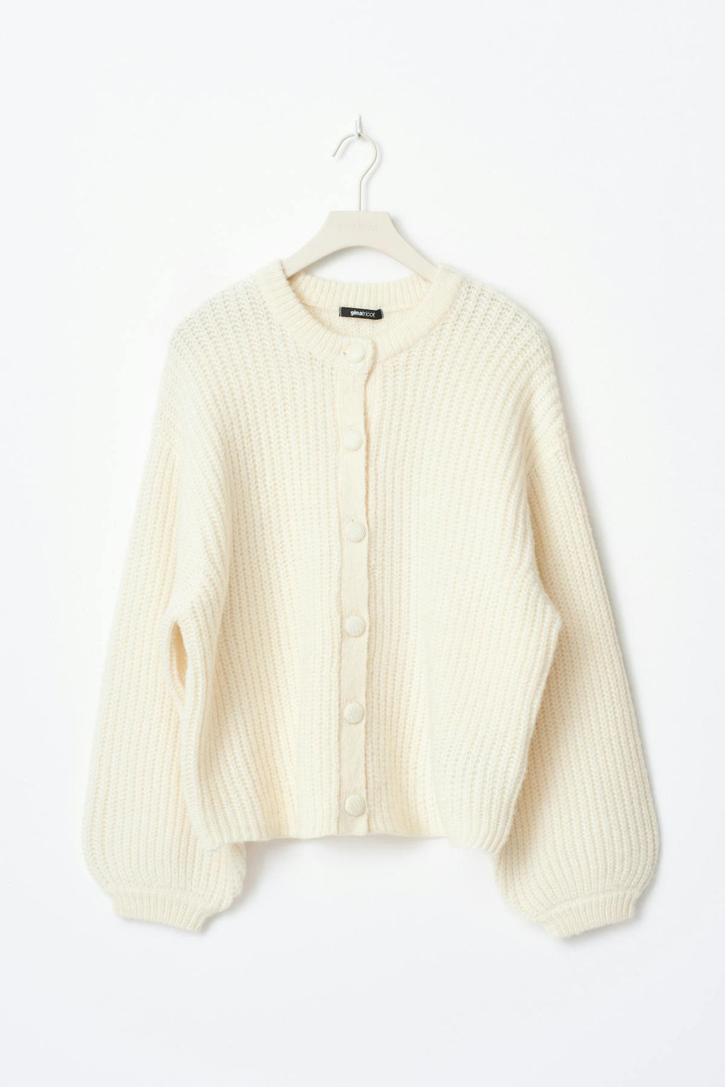 Chunky knitted cardigan