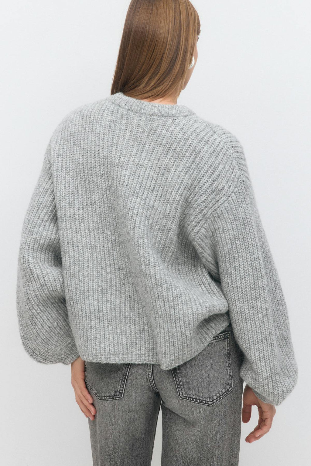 Chunky knitted cardigan