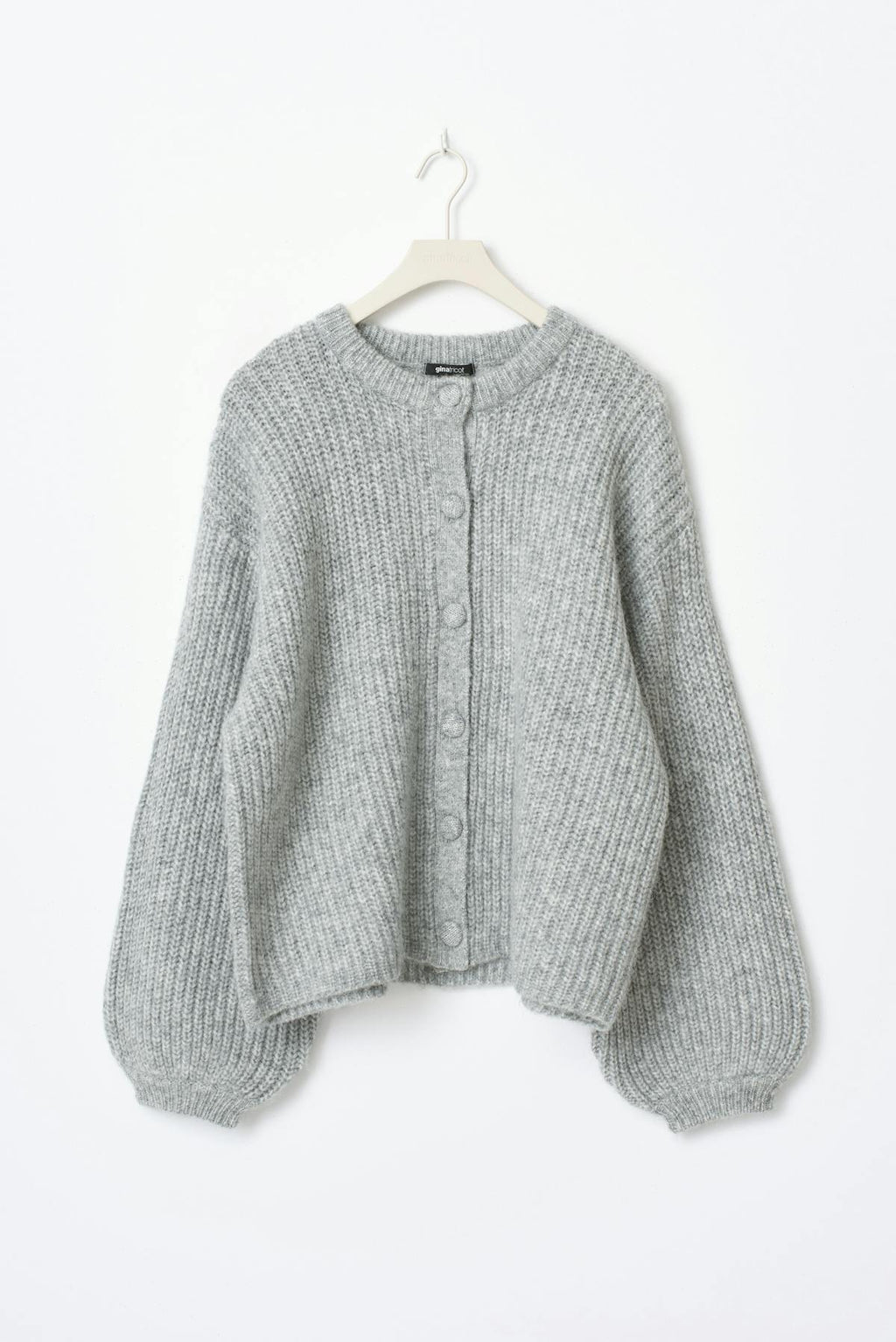 Chunky knitted cardigan