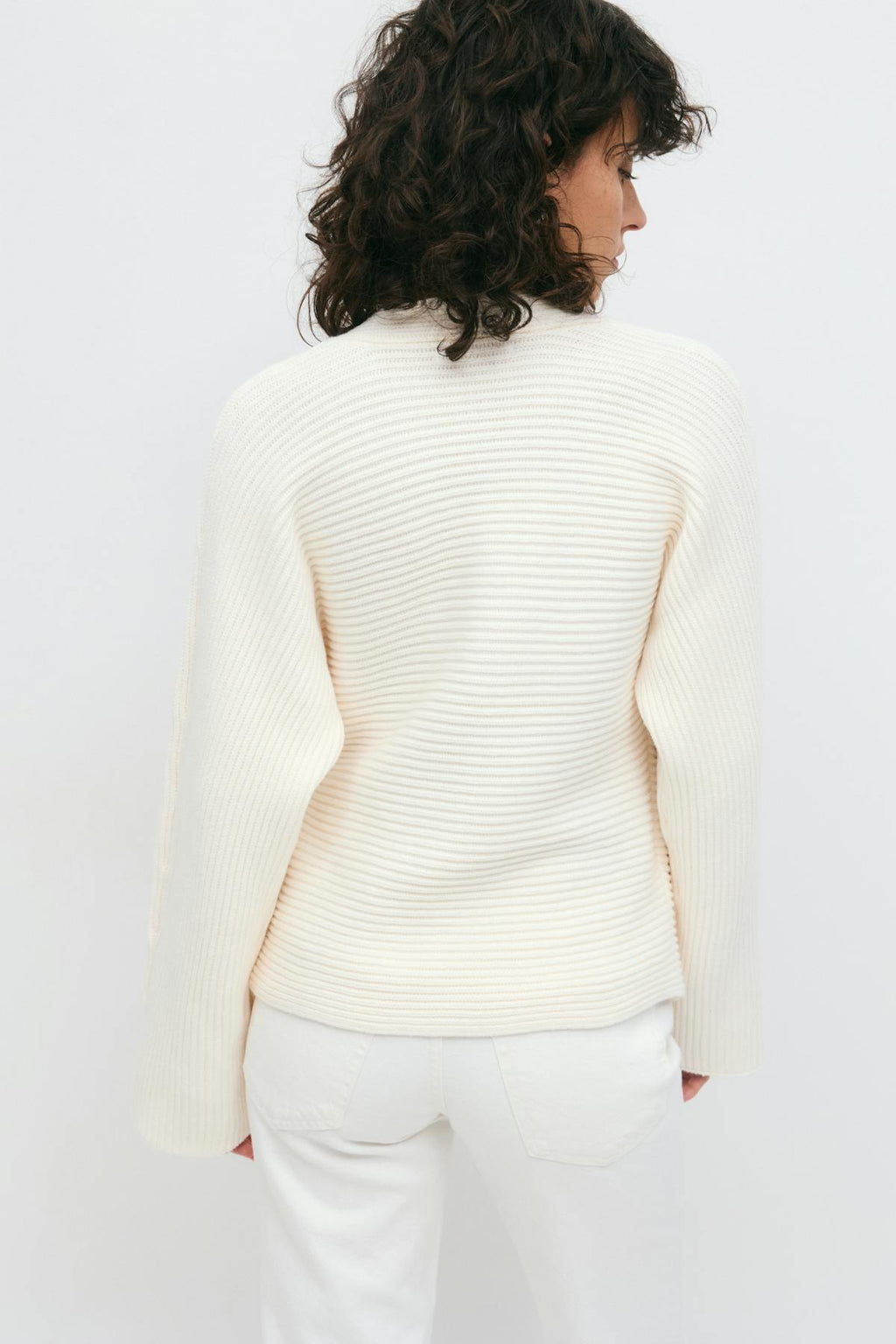 Chunky knitted wrap cardigan