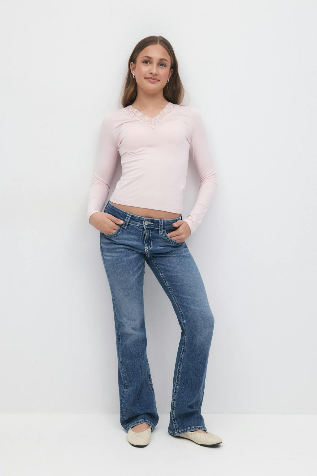 Y lace top