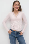 Y lace top