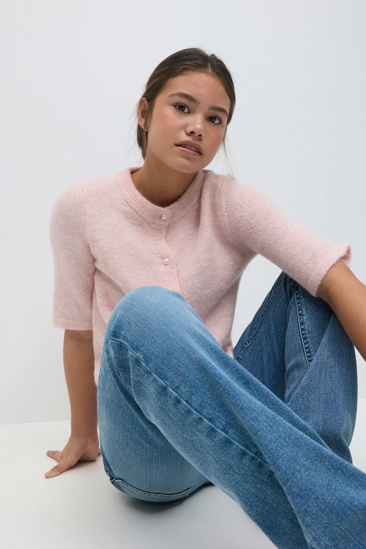 Y knitted cardigan