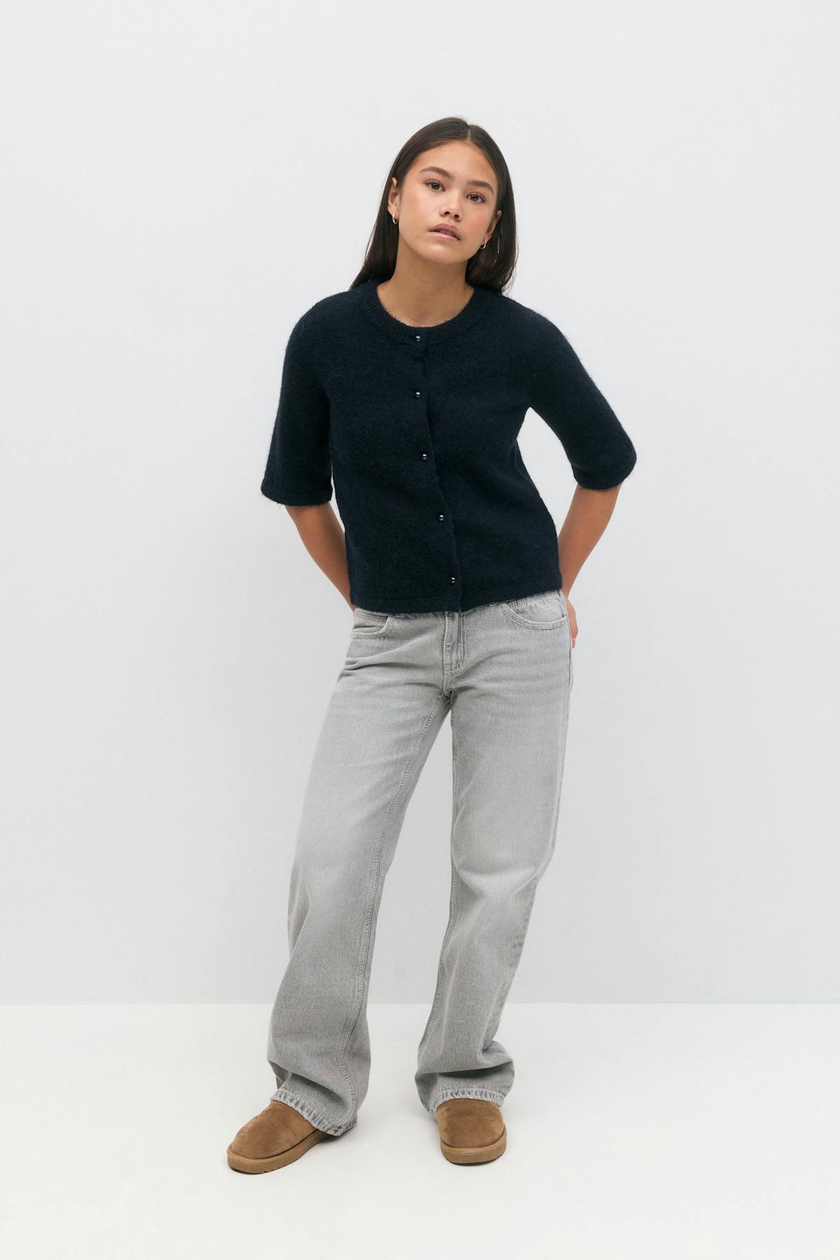 Y knitted cardigan