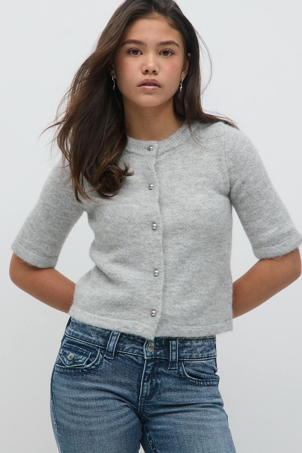 Y knitted cardigan