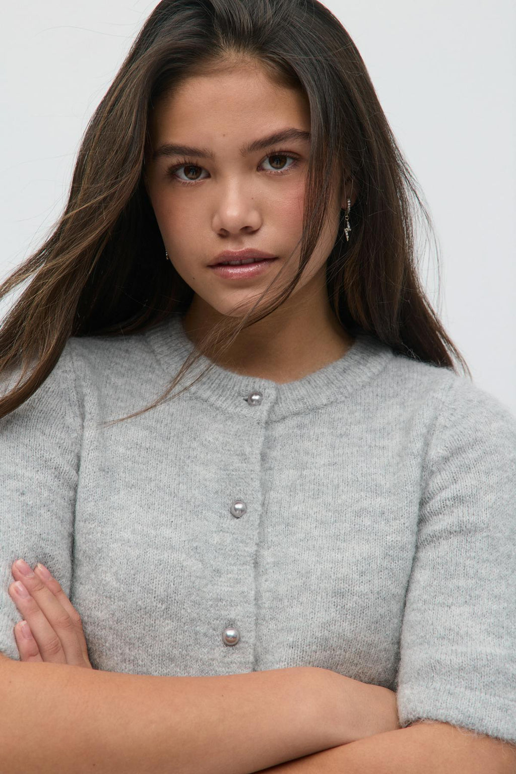 Y knitted cardigan