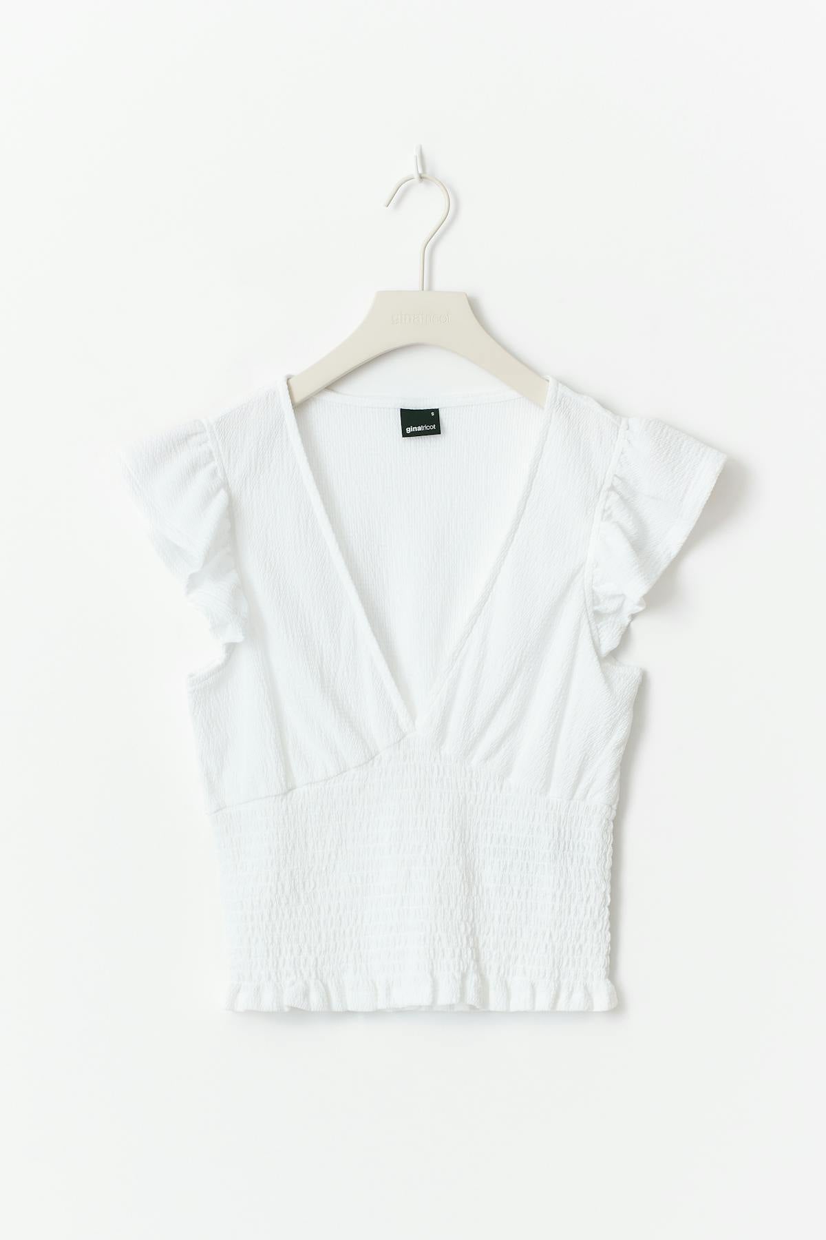 Smock frill top