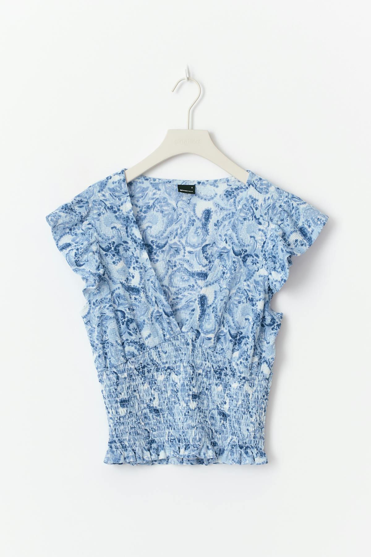 Smock frill top
