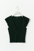 Smock frill top