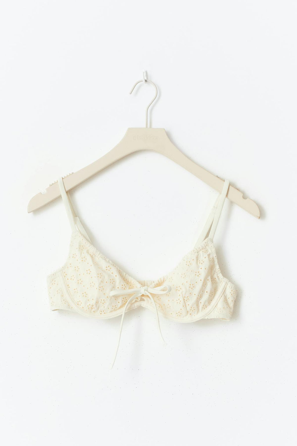 Embroidery bikini wire bra