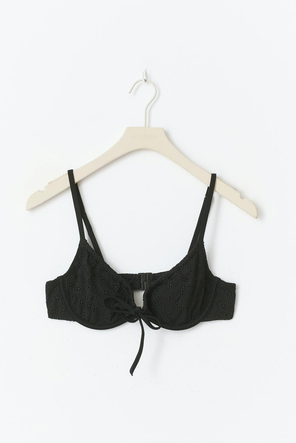 Embroidery bikini wire bra