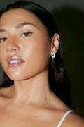 Mini pave hoops