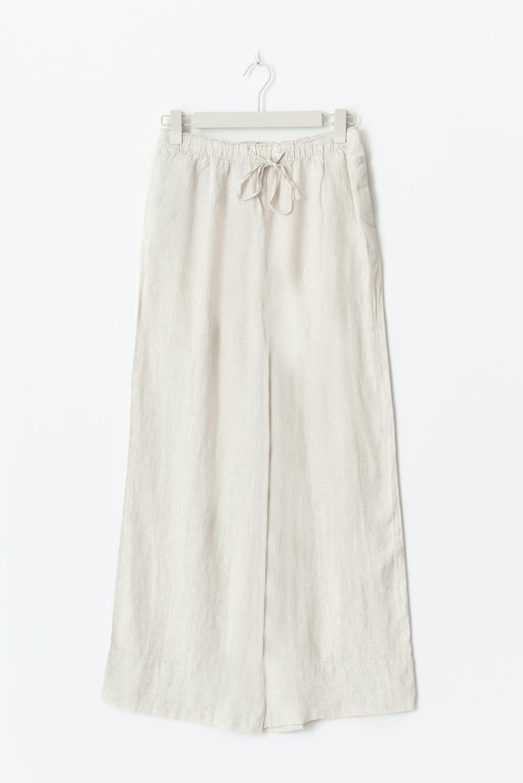 Wide linen trousers