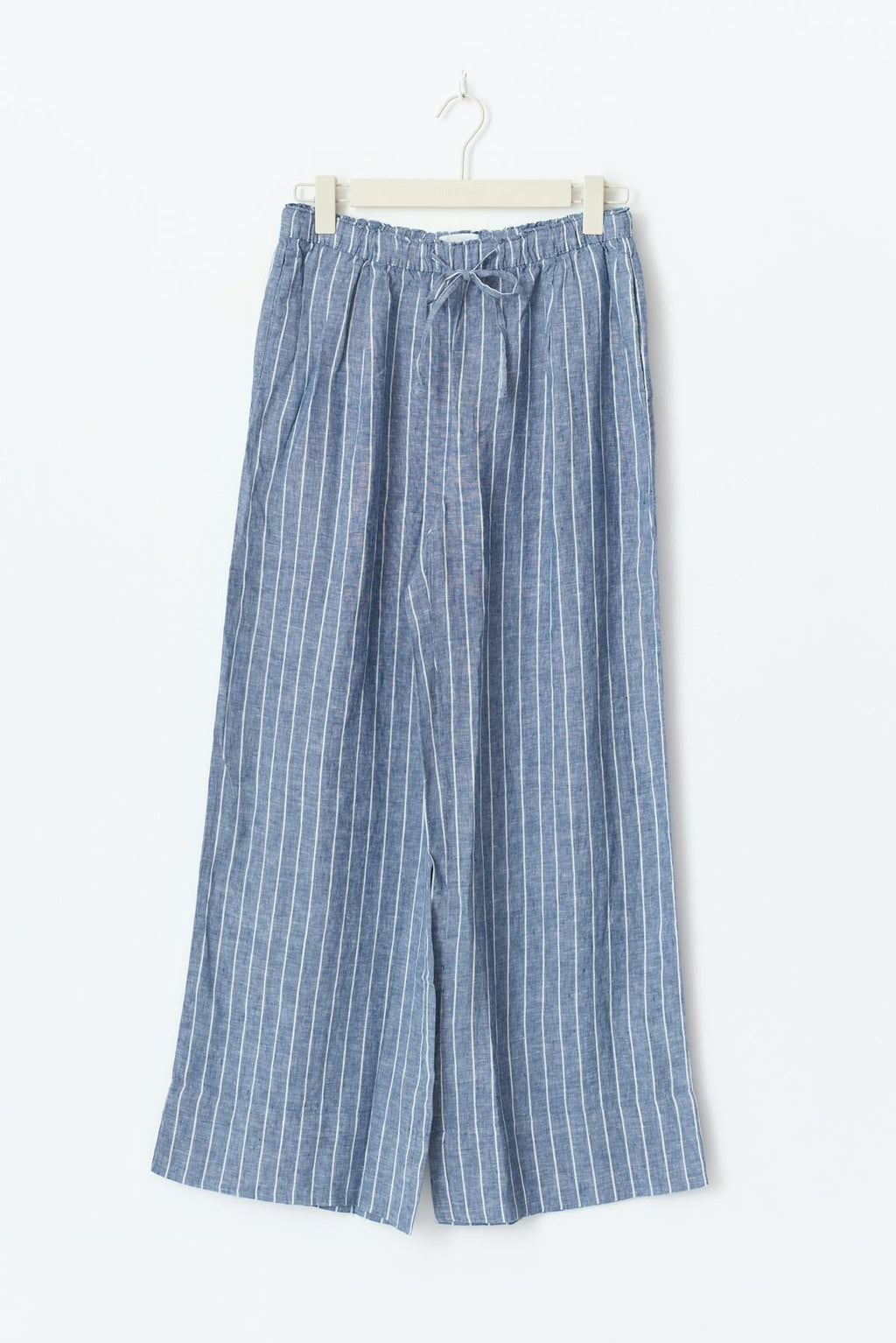 Wide linen trousers