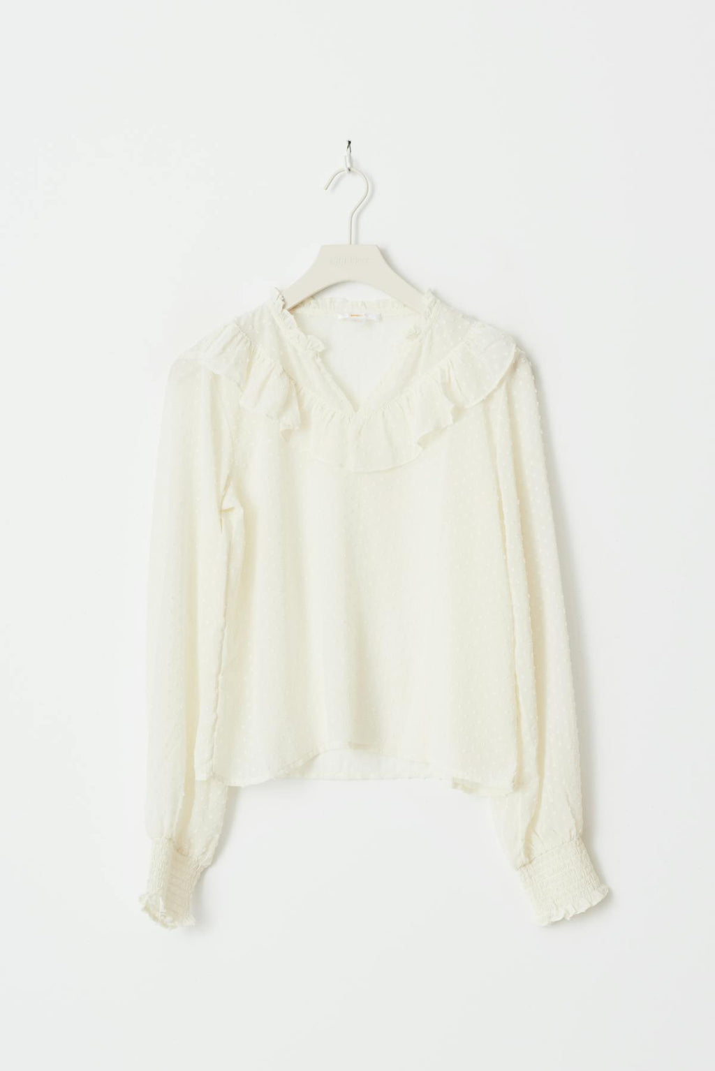 Y flounce blouse