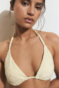 Shell bikini triangle top