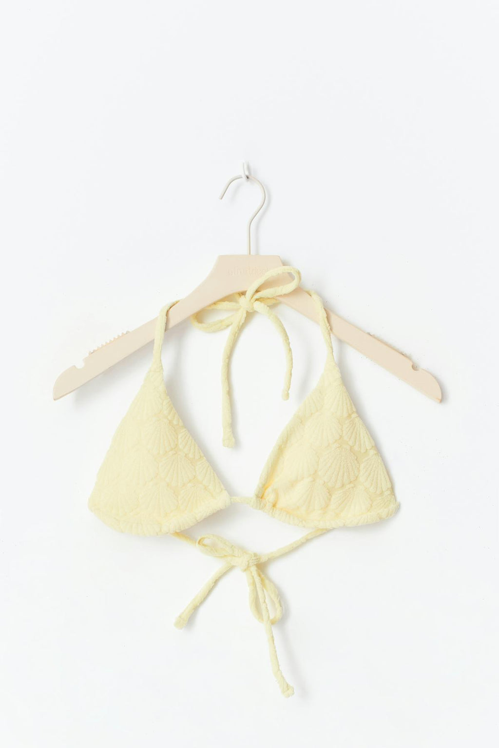 Shell bikini triangle top