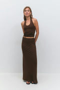 Soft touch maxi skirt