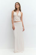 Soft touch maxi skirt