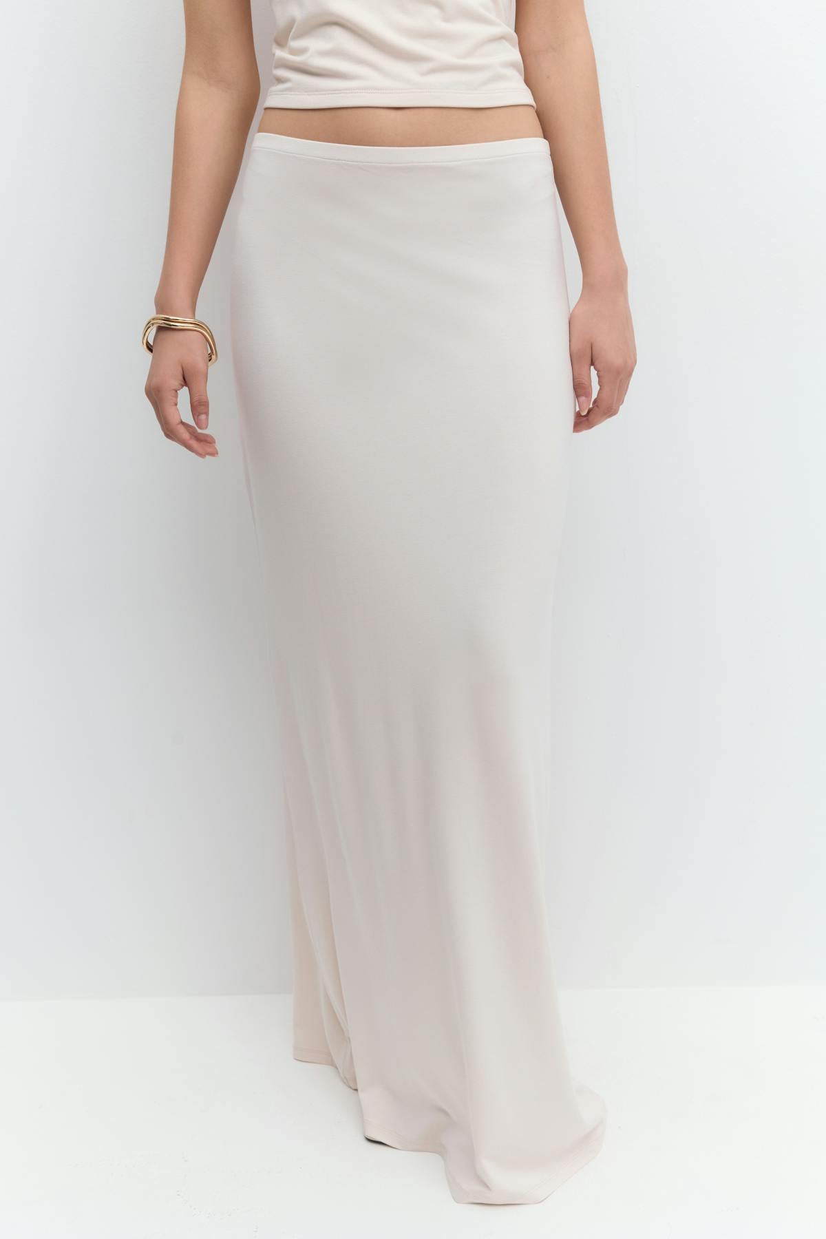 Soft touch maxi skirt