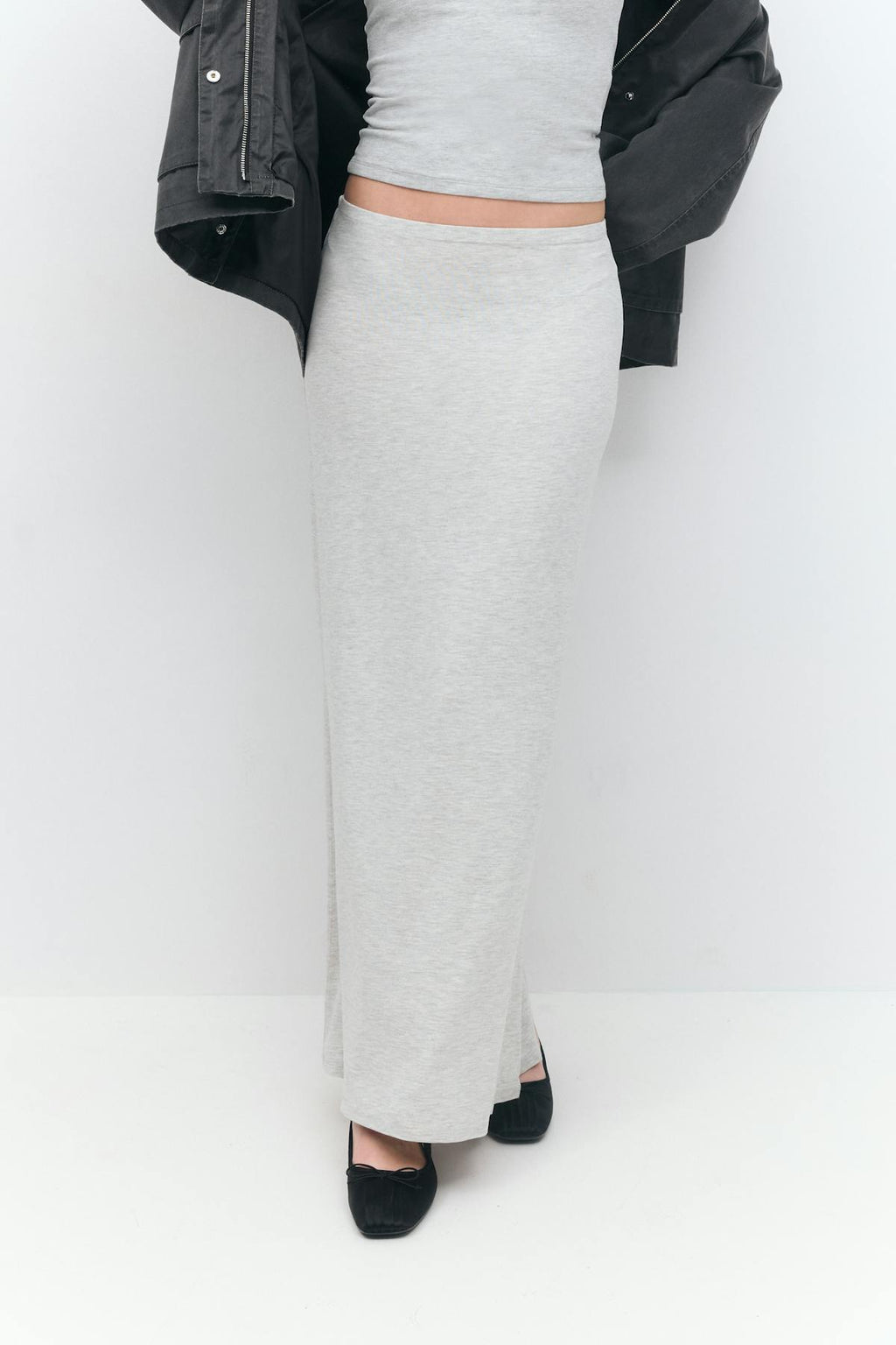 Soft touch maxi skirt