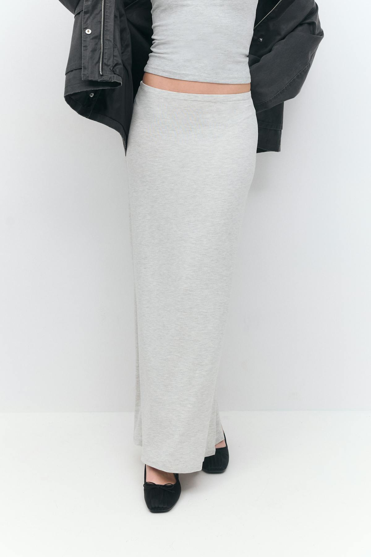 Soft touch maxi skirt