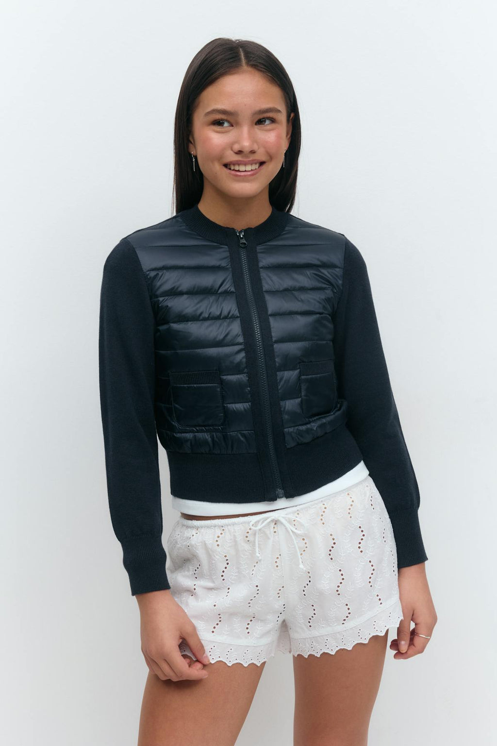 Y lightweight rib jacket
