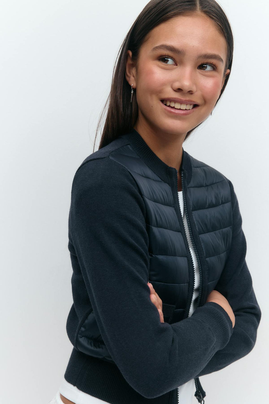 Y lightweight rib jacket