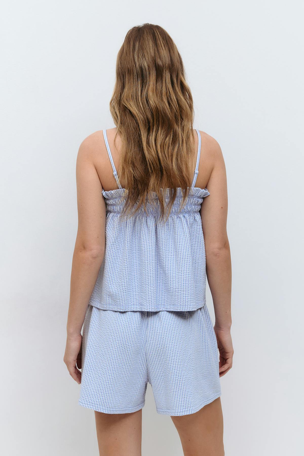 Textured shorts