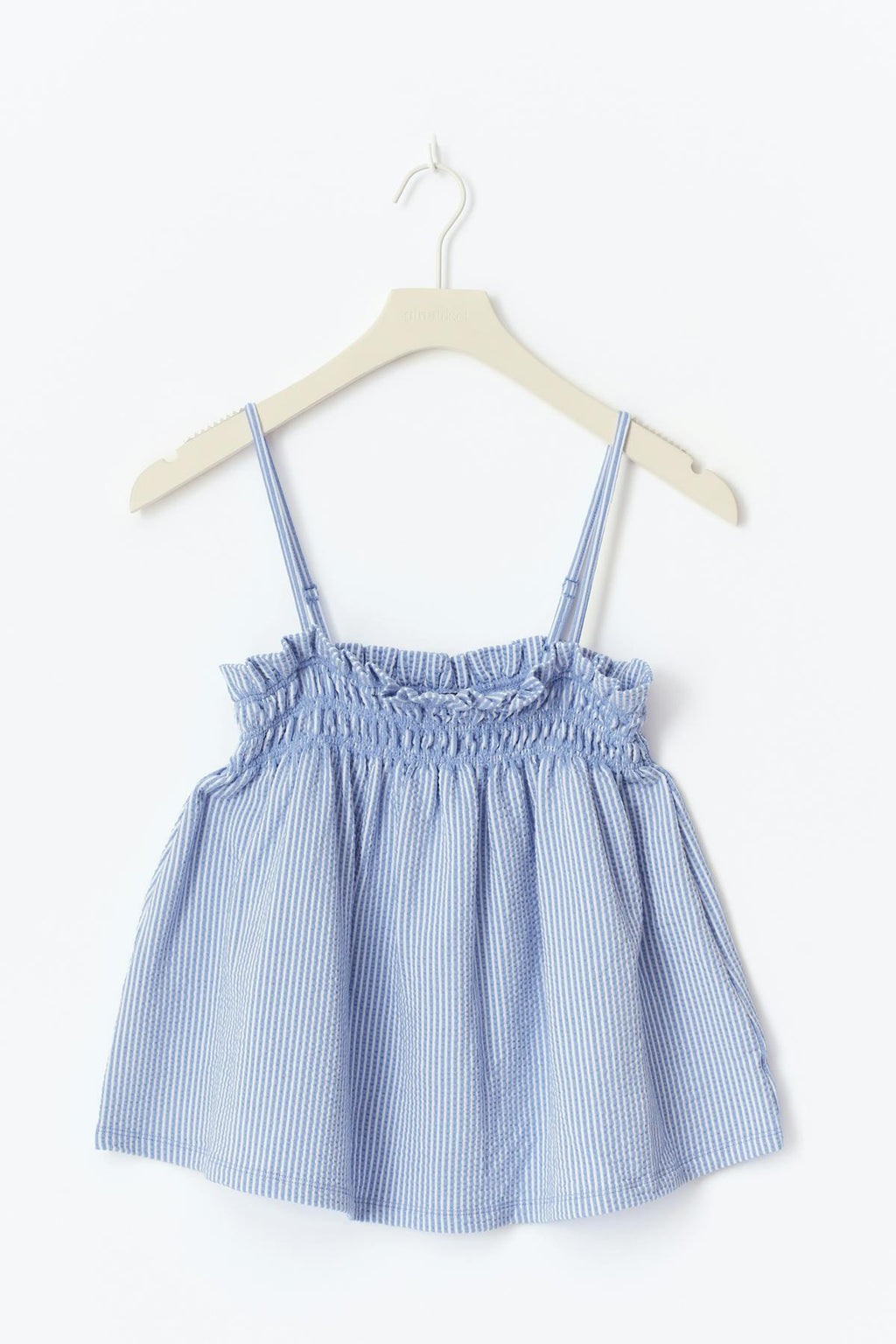 Textured smock singlet