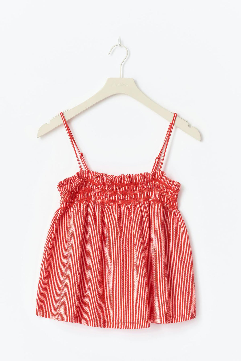 Textured smock singlet