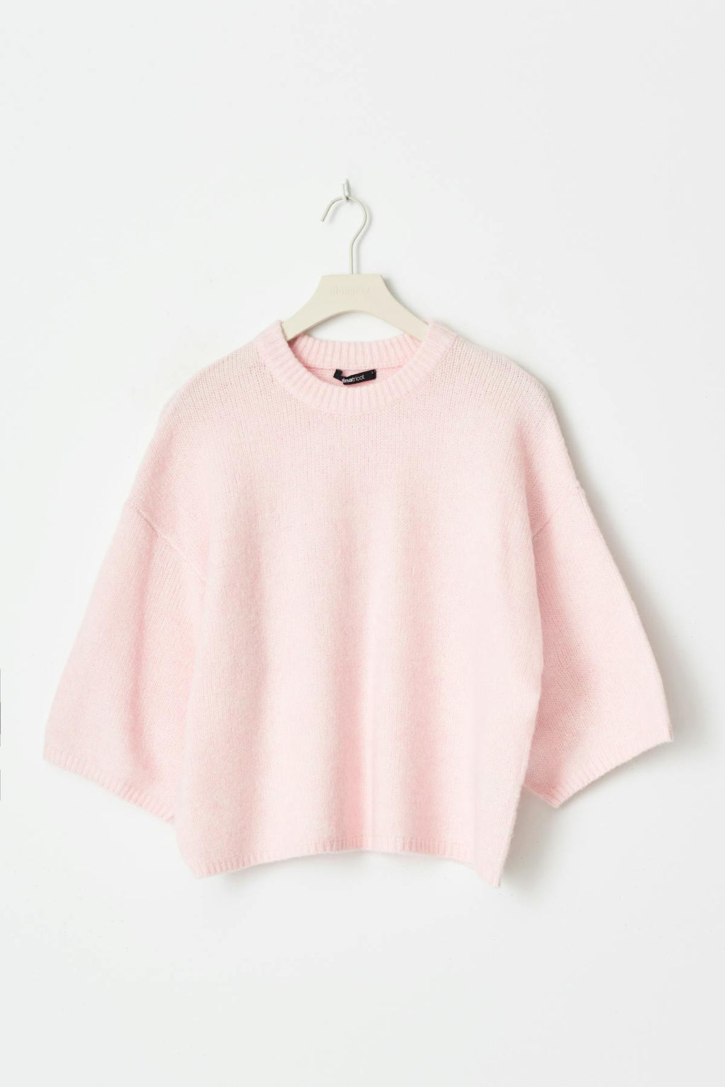 Knitted short sleeve top