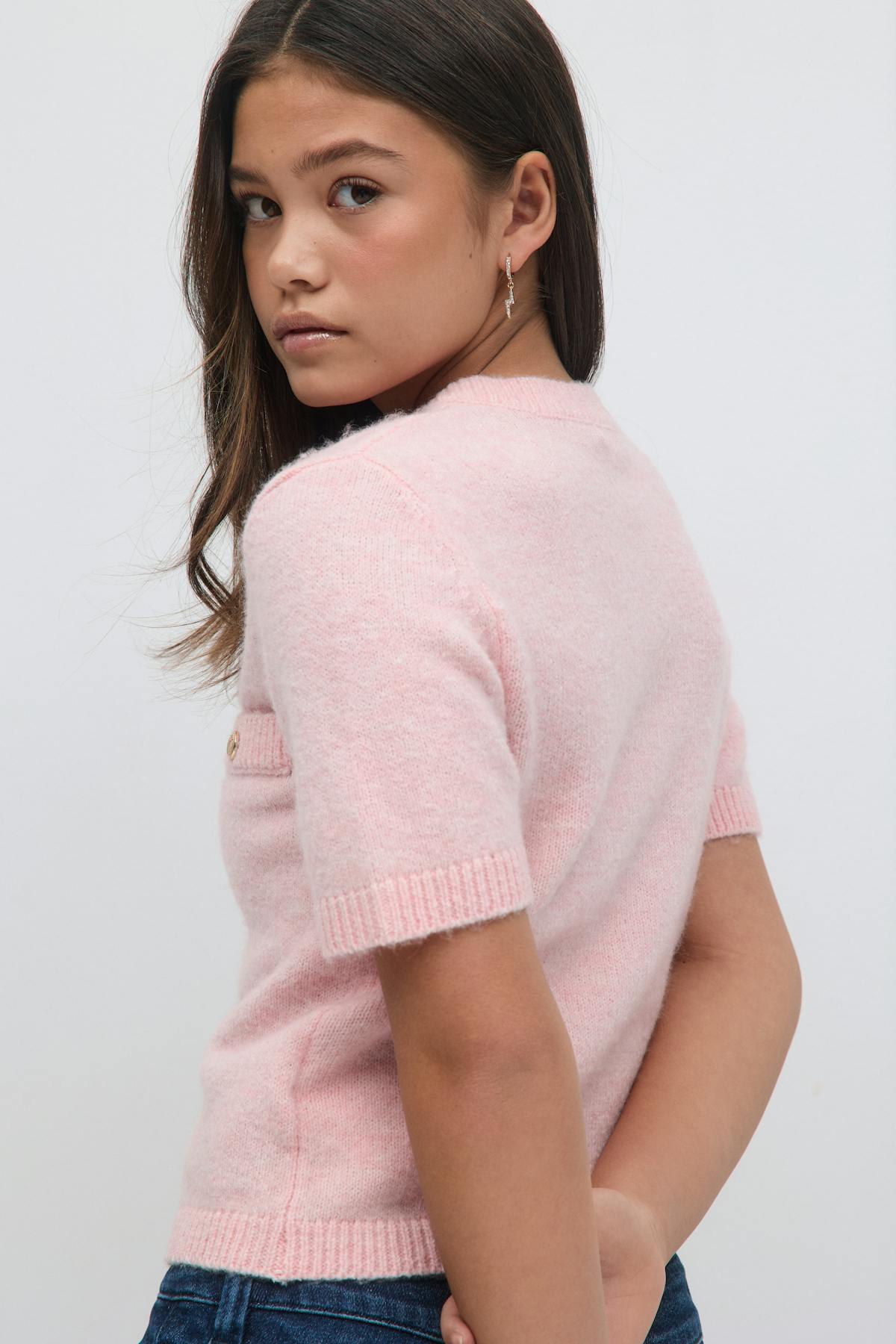 Y knitted cardigan