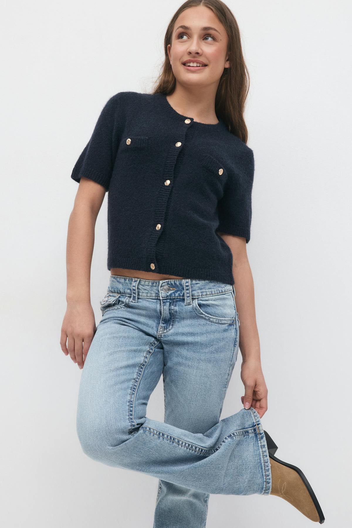 Y knitted cardigan