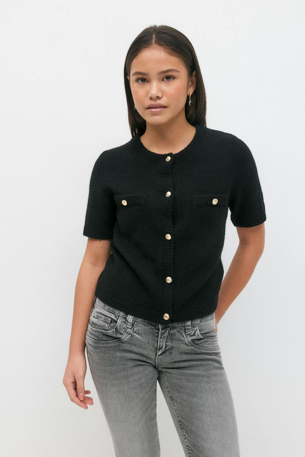 Y knitted cardigan