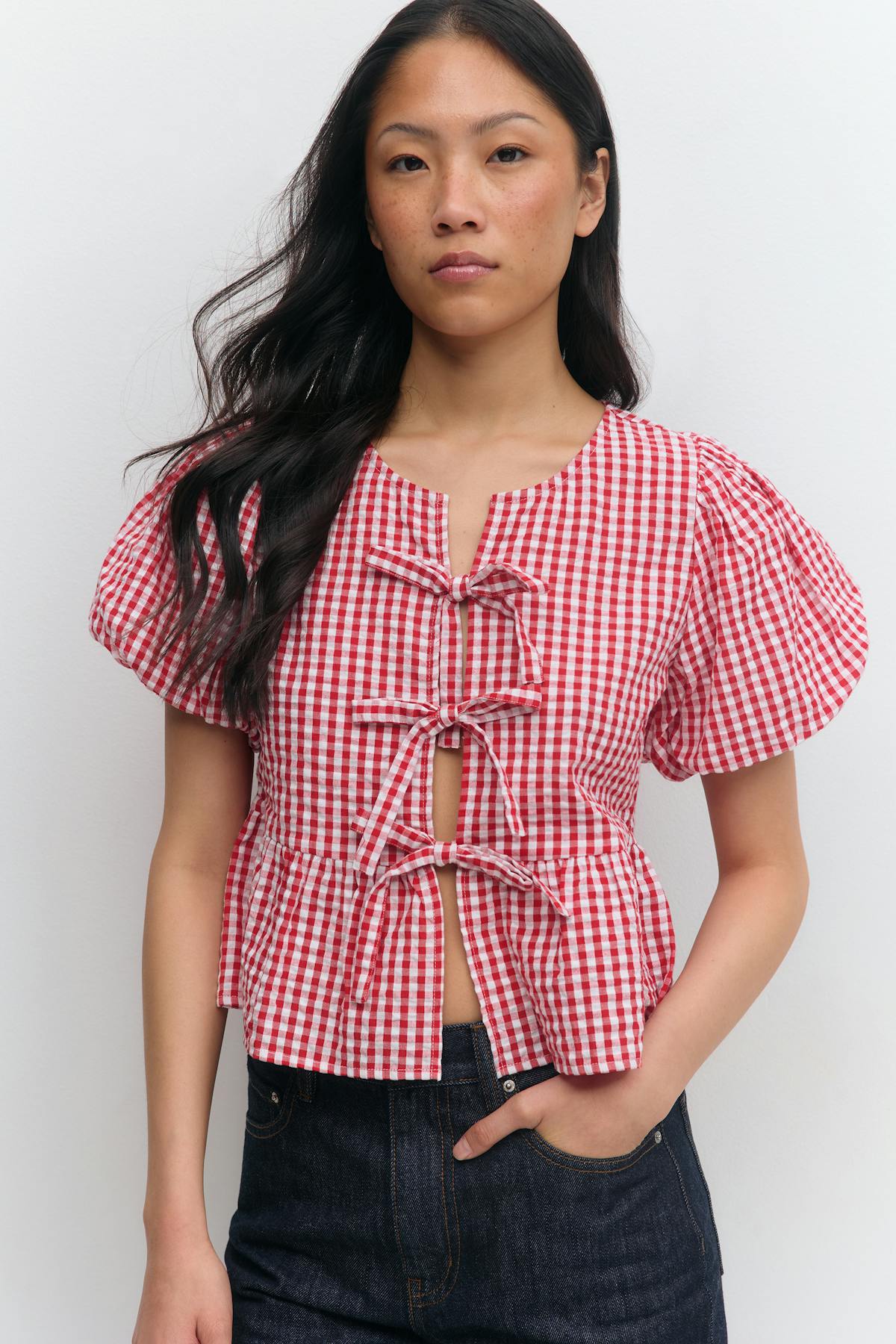 Puff sleeve blouse