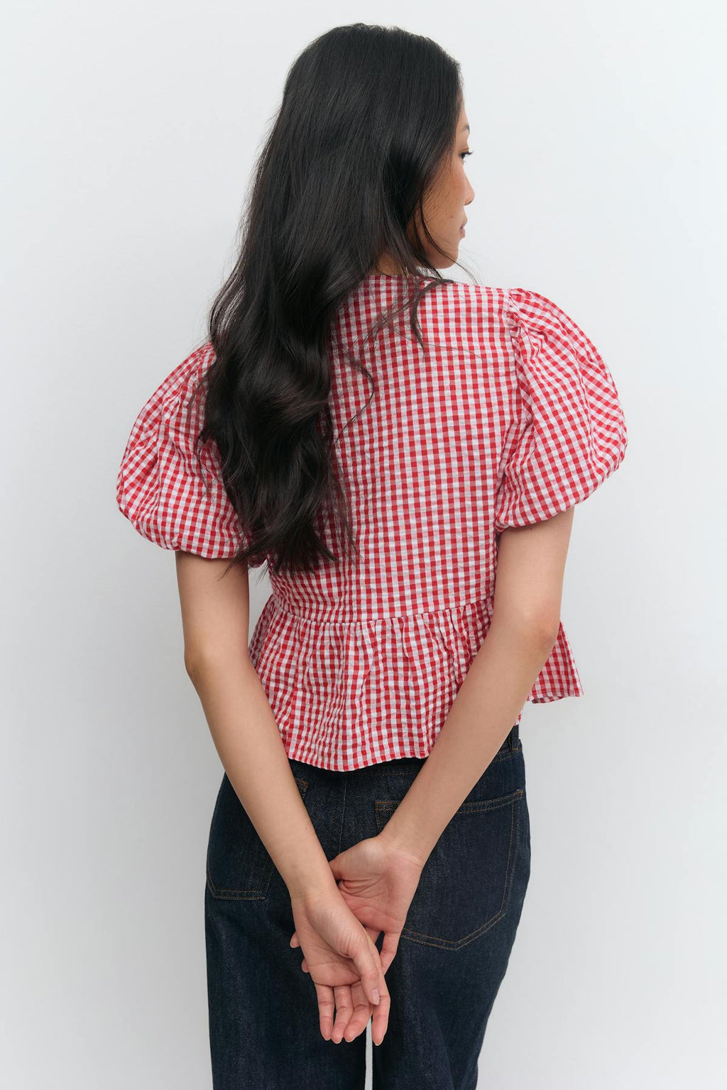 Puff sleeve blouse
