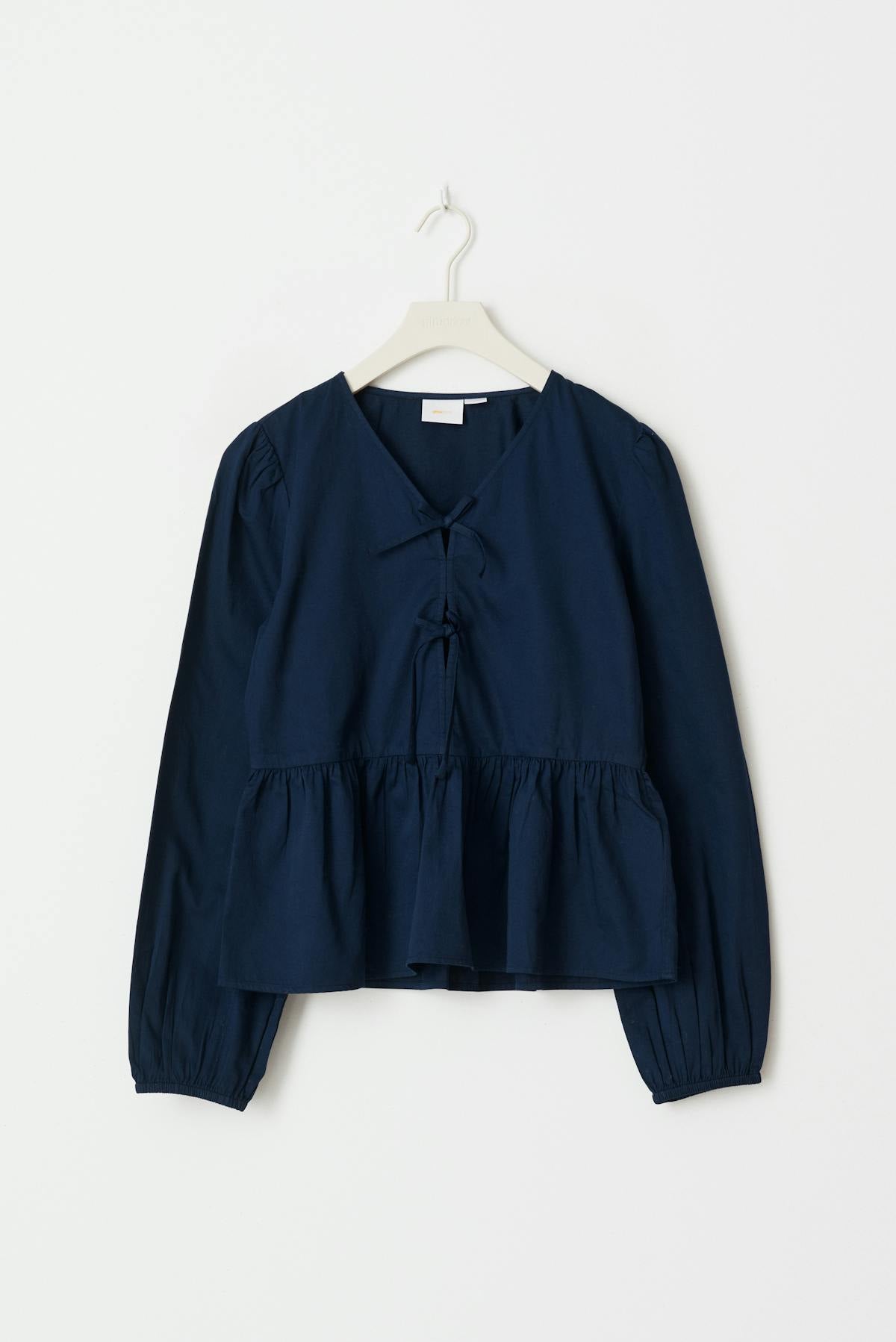 Y puff sleeve blouse