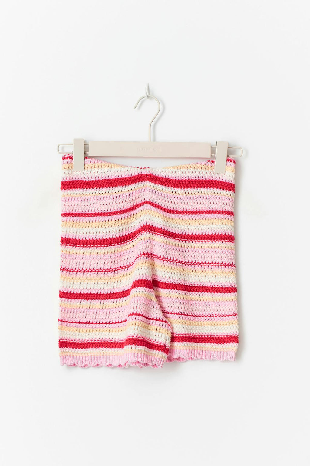 Knitted crochet shorts