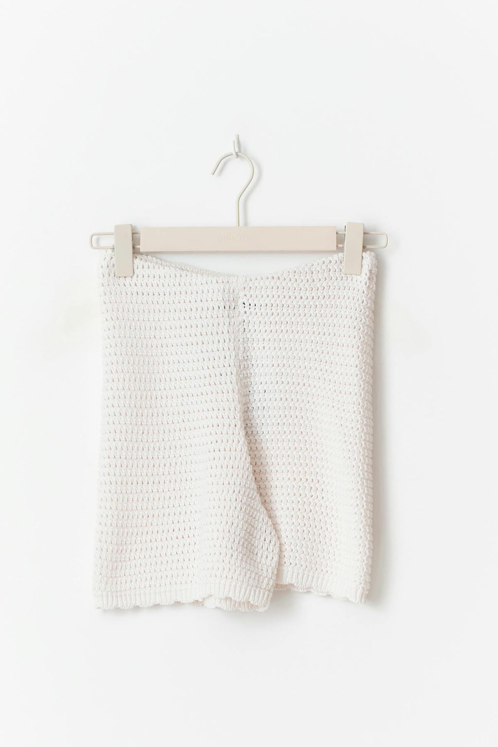 Knitted crochet shorts