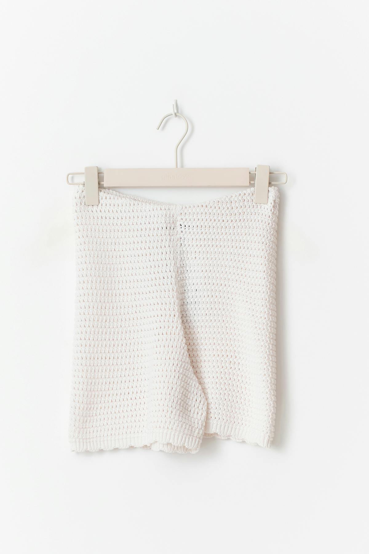 Knitted crochet shorts