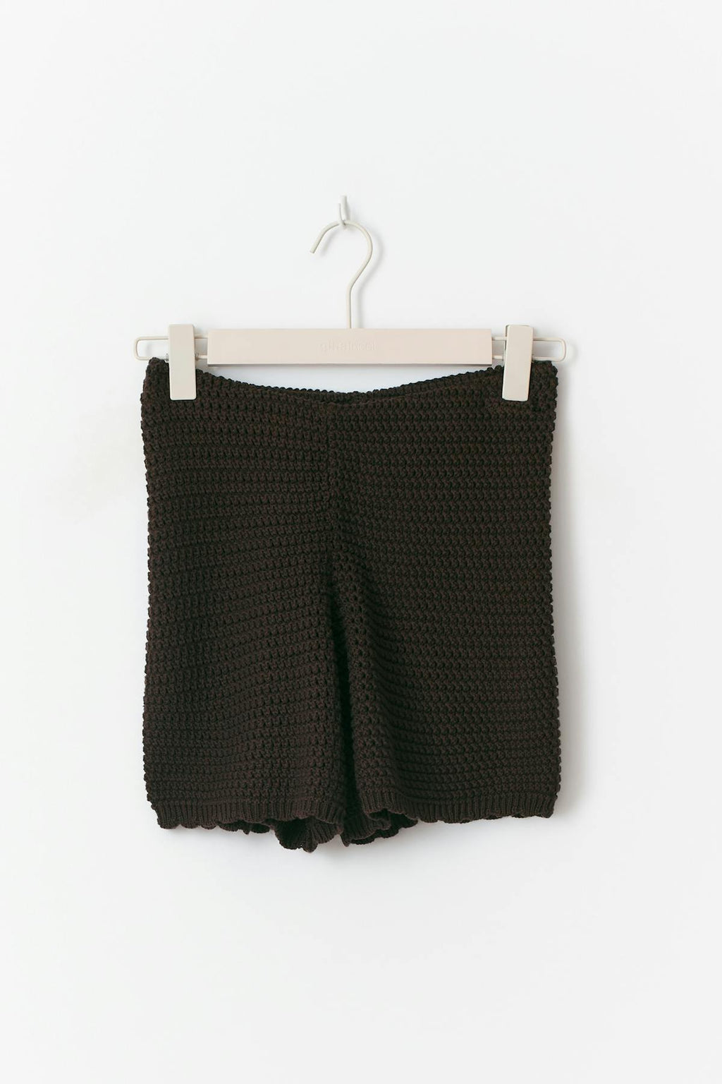 Knitted crochet shorts