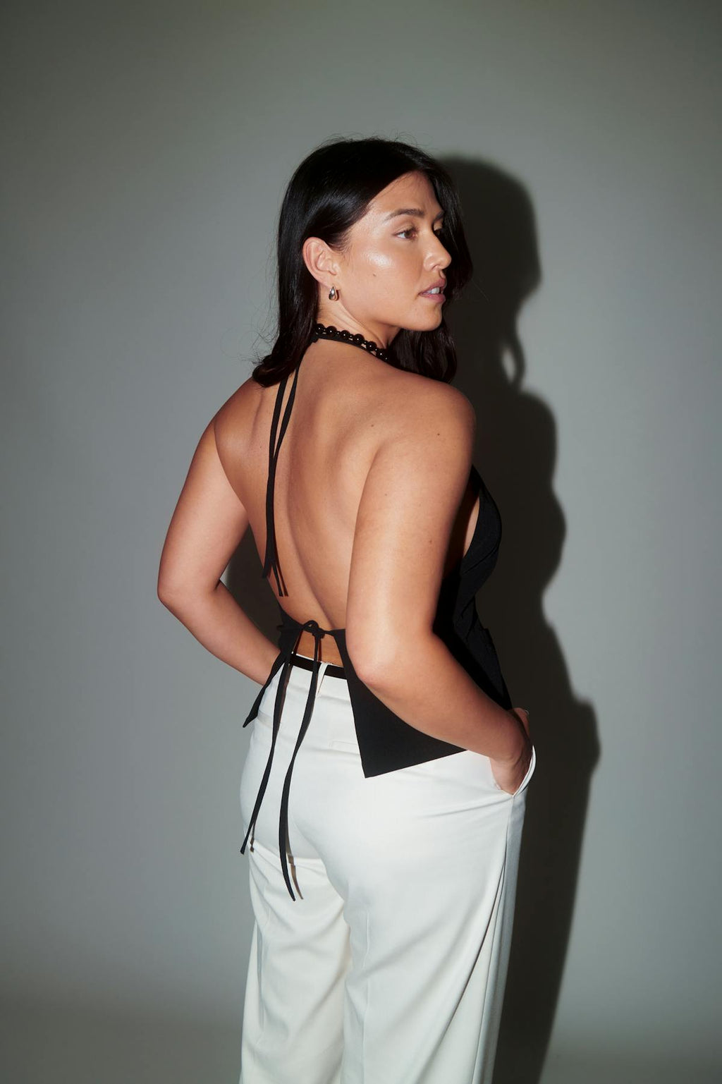 Halterneck vest